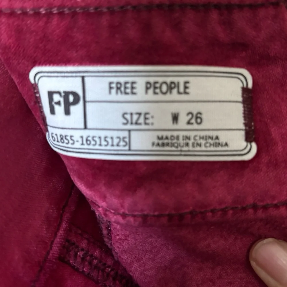 NWT Free People Velvet Retro Mini Skirt with Back Zipper - Picture 7 of 7